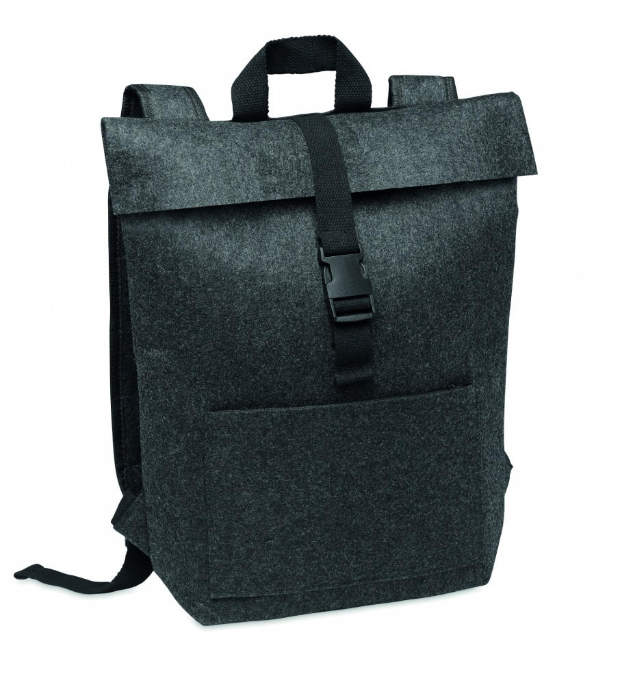 Logo trade promotional merchandise image of: RPET felt backpack