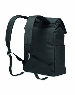 Logo trade promotional giveaways image of: 600D RPET laptop backpack