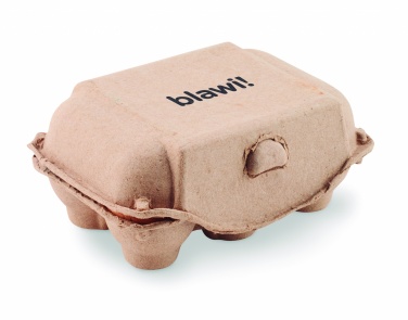 Logo trade business gifts image of: 6 chalk eggs in box