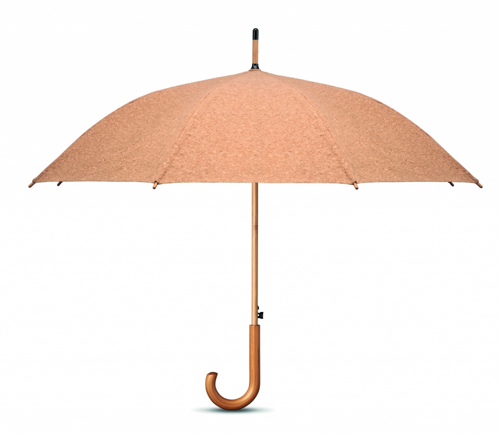 Logo trade promotional products image of: 25 inch cork umbrella