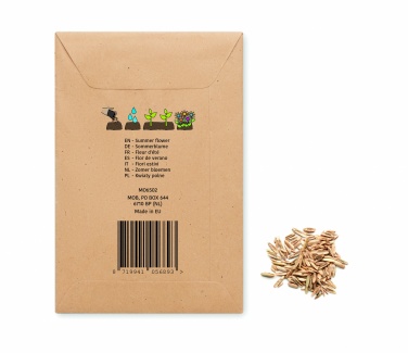 Logo trade advertising product photo of: Flowers mix seeds in envelope