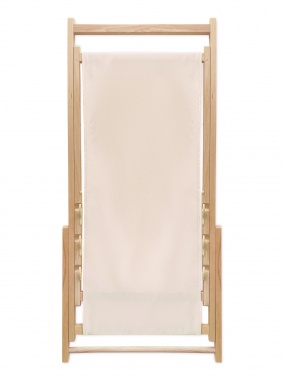 Logo trade promotional item photo of: Beach chair in wood