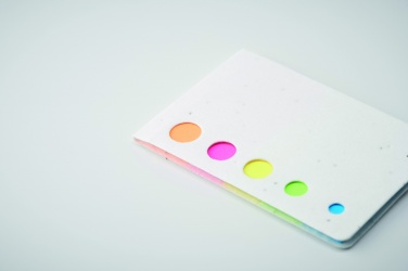 Logo trade advertising product photo of: Seed paper page markers pad