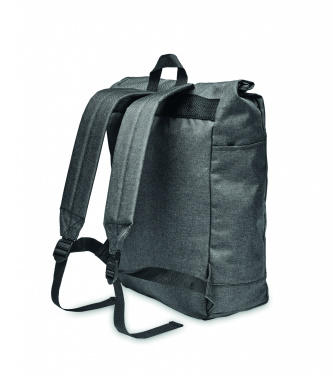 Logo trade advertising products picture of: 600D RPET 2 tone backpack