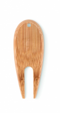 Logo trade promotional merchandise picture of: Bamboo golf divot tool