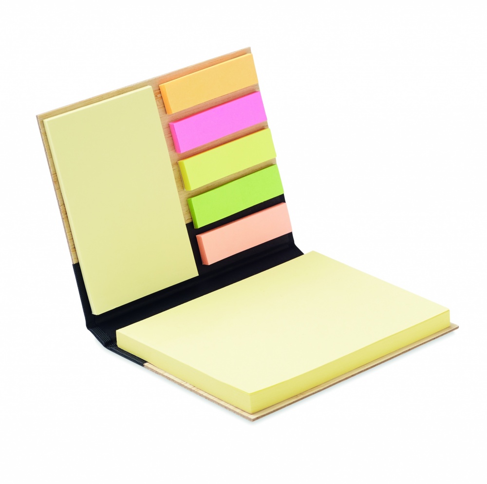 Logotrade business gift image of: Bamboo sticky note memo pad