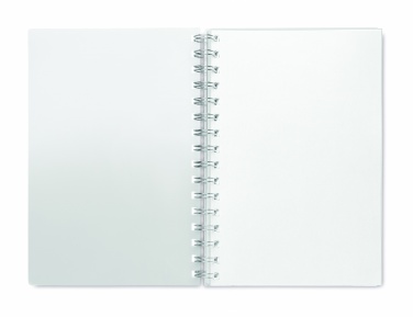 Logo trade promotional gifts picture of: A5 RPET notebook recycled lined