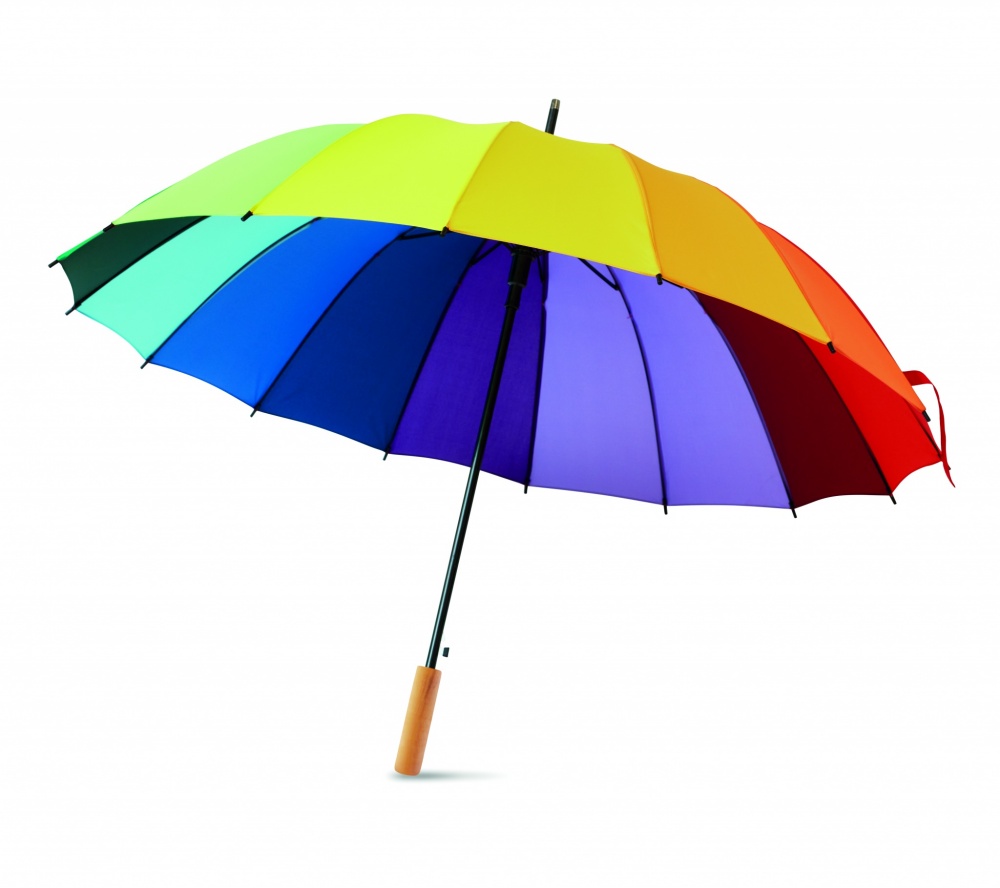 Logotrade promotional giveaways photo of: 27 inch rainbow umbrella