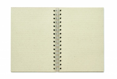 Logotrade promotional merchandise picture of: A5 grass notebook 80 lined