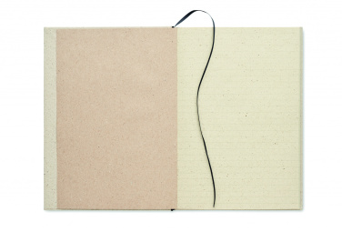Logo trade promotional products image of: A5 grass notebook 80 lined