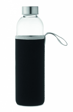 Logotrade promotional gift picture of: Glass bottle in pouch 750ml