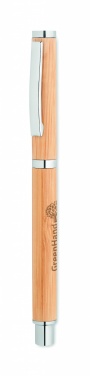 Logotrade promotional products photo of: Bamboo gel pen
