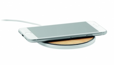 Logotrade promotional gifts photo of: Bamboo wireless charger 10W