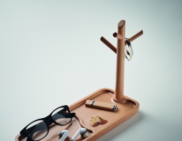 Logo trade corporate gifts image of: Wooden organizer tray