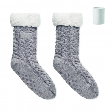 Logo trade promotional merchandise picture of: Pair of slipper sock L