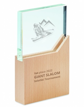Logo trade promotional merchandise image of: Award plaque