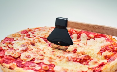 Logotrade promotional gift picture of: Pizza cutter bamboo handle