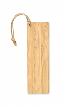 Logo trade promotional gifts picture of: Bamboo bookmark