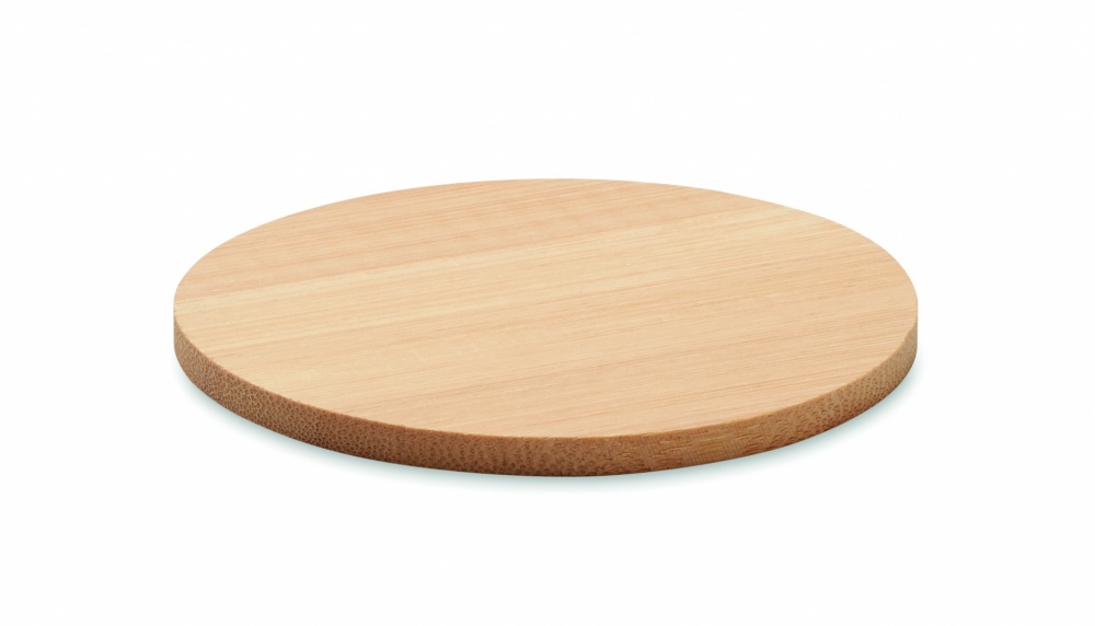 Logotrade corporate gift picture of: Bamboo round coaster