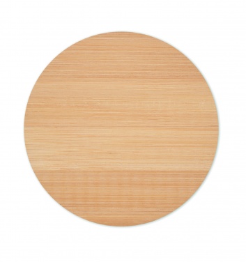 Logotrade promotional gift picture of: Bamboo round coaster