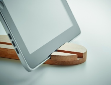 Logotrade promotional merchandise photo of: Bamboo tablet/smartphone stand