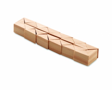 Logotrade promotional product picture of: Wooden puzzle/brain teaser