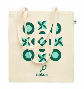 Logo trade promotional gift photo of: Organic cotton shopping bag