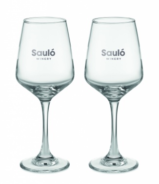Logotrade corporate gift picture of: Set of 2 wine glasses