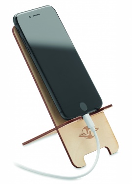 Logo trade advertising products picture of: Birch Wood phone stand