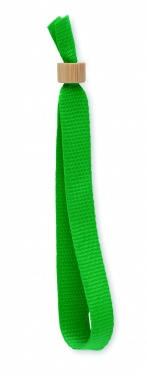 Logo trade business gifts image of: RPET polyester wristband