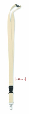 Logo trade promotional products image of: Lanyard cotton 20mm