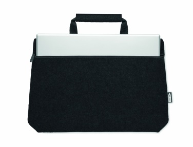Logotrade promotional giveaway picture of: RPET felt zippered laptop bag
