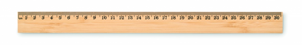 Logotrade promotional product picture of: Ruler in bamboo 30 cm