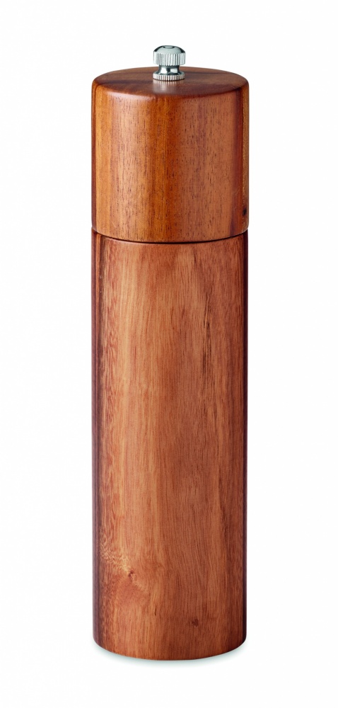 Logo trade advertising products image of: Pepper grinder in acacia wood