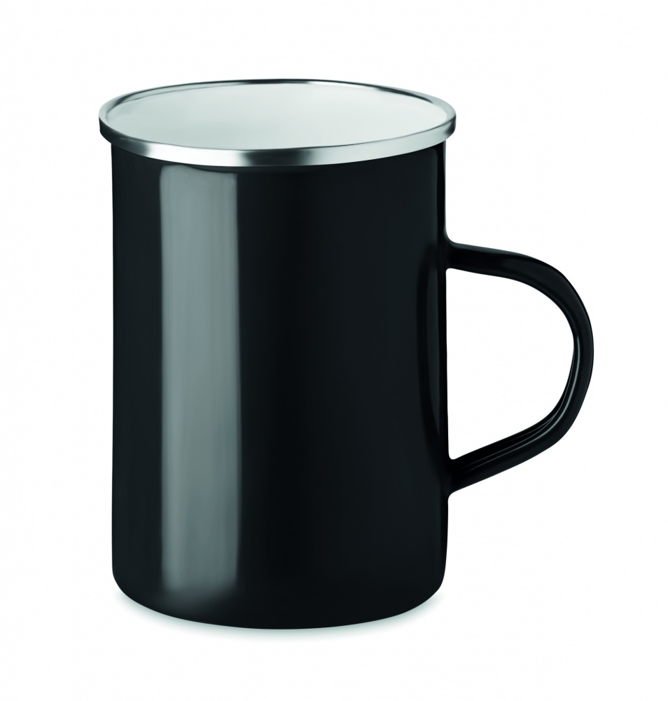 Logotrade promotional giveaways photo of: Metal mug with enamel layer