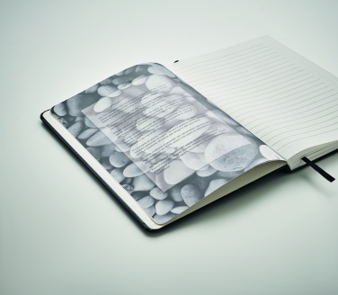 Logo trade corporate gifts image of: A5 notebook recycled carton
