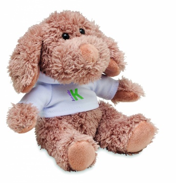 Logo trade promotional items image of: Dog plush wearing a hoodie