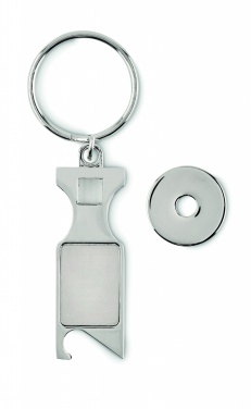 Logotrade promotional items photo of: Euro Token key ring Porvoo