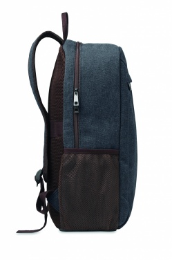 Logo trade promotional merchandise photo of: Laptop backpack in canvas