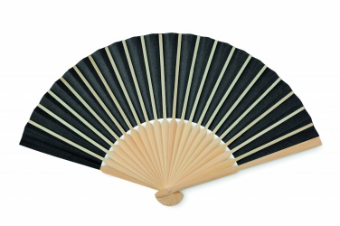 Logo trade business gift photo of: Manual hand fan