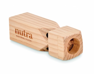 Logotrade promotional item picture of: Wooden train whistle
