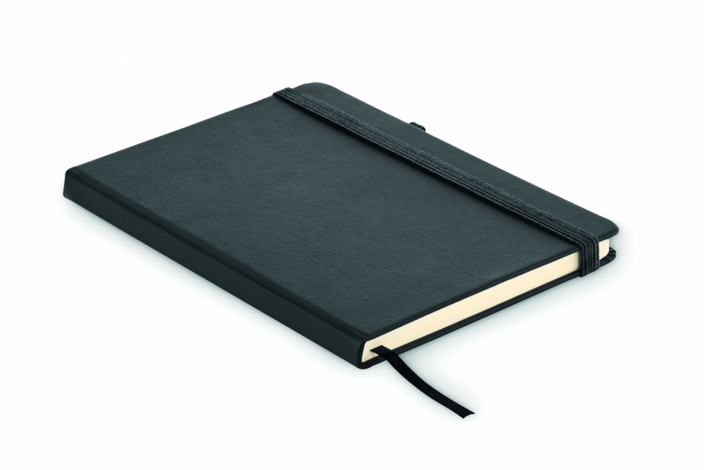 Logo trade promotional gift photo of: Recycled Leather A5 notebook