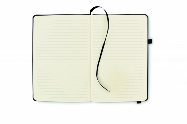 Logo trade corporate gift photo of: Recycled Leather A5 notebook