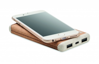 Logo trade corporate gifts image of: Wireless 10000mAh PowerBank