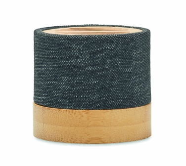Logotrade promotional product image of: Bamboo RPET wireless speaker