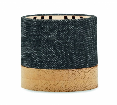 Logotrade promotional products photo of: Bamboo RPET wireless speaker