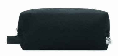Logo trade advertising products image of: Canvas cosmetic bag 220 gr/m²