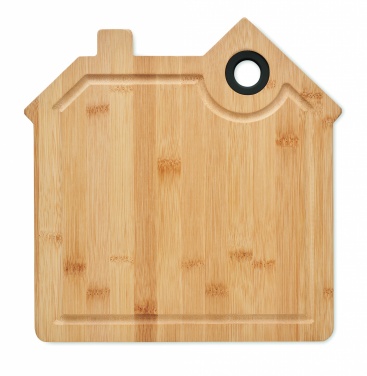 Logo trade corporate gifts picture of: Bamboo house cutting board