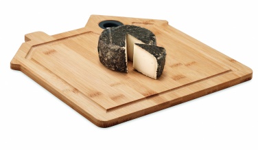 Logo trade promotional merchandise image of: Bamboo house cutting board