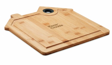 Logo trade corporate gifts picture of: Bamboo house cutting board